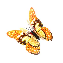 Бабочка садовый декор садовое украшение газон реалистичные Красивые Творческие цвета случайный пластик 3D украшения Луг