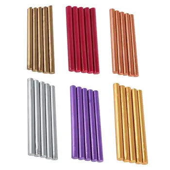 

5pc DIY STAMP Wax Sticks For Melting Glue Gun Sealing Wax Sticks Wedding Party Invitation Sealing Wax For Fashion Gift Decoratio