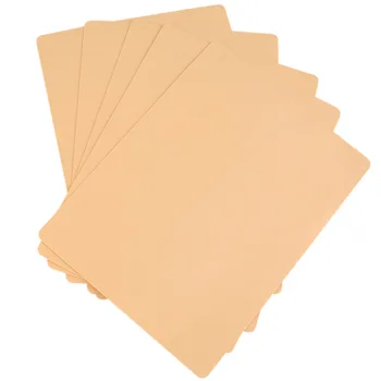 

5pcs/lot Permanent Makeup Eyebrow Lips 20 x 15cm Blank Tattoo Practice Skin Sheet for Tattoo Needle Machine Supply Kit