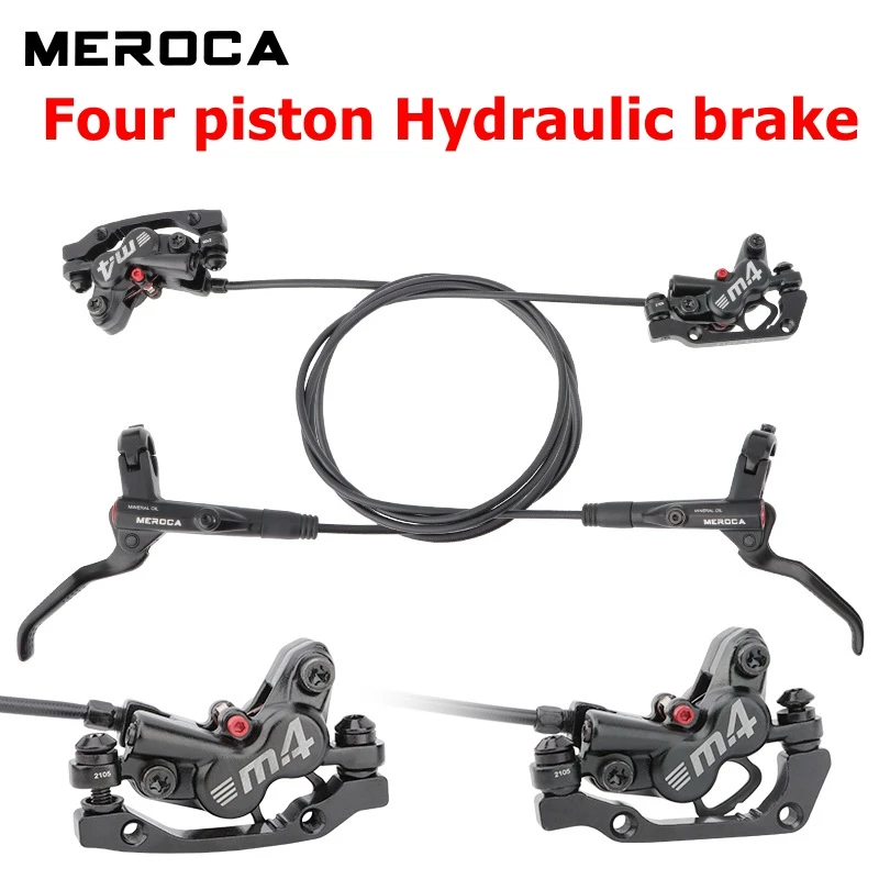 

Велосипедный Гидравлический дисковый тормоз MT420 160 мм, четырехпоршневой правый передний/левый задний тормоз 800/1400 мм, велосипедные аксессуары