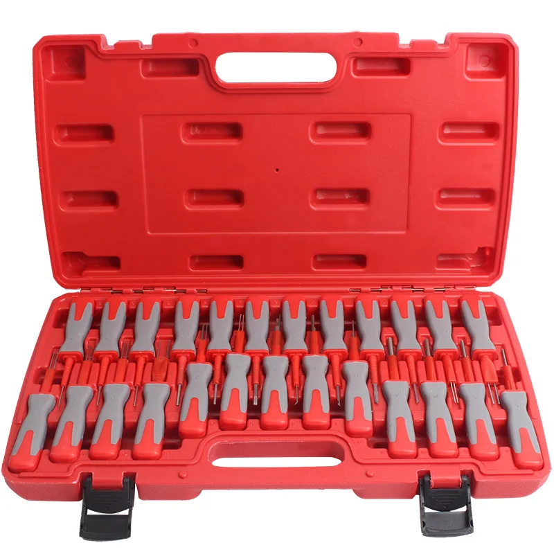 

25Pcs/Set Universal Automotive Terminal Release Removal Remover Tool Kit Car Electrical Wiring Crimp Connector Pin Extractor Kit