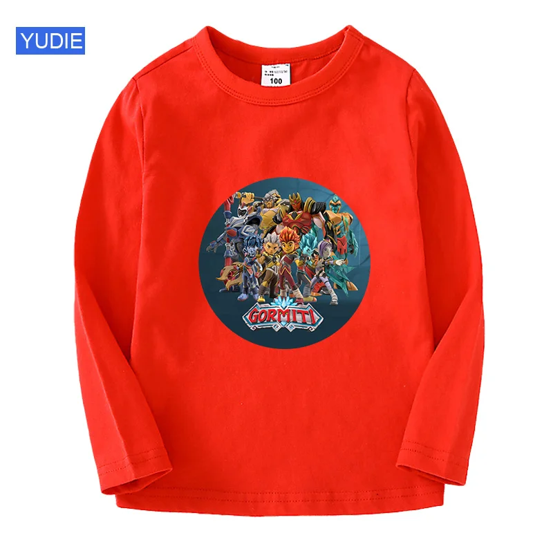 

Baby Boys Girls Summer T-shirt Kid Cartoon Long Sleeves Tops Tees T Shirt Tshirt Size 2 3 4 5 6 7 8Year Children Cotton Clothing