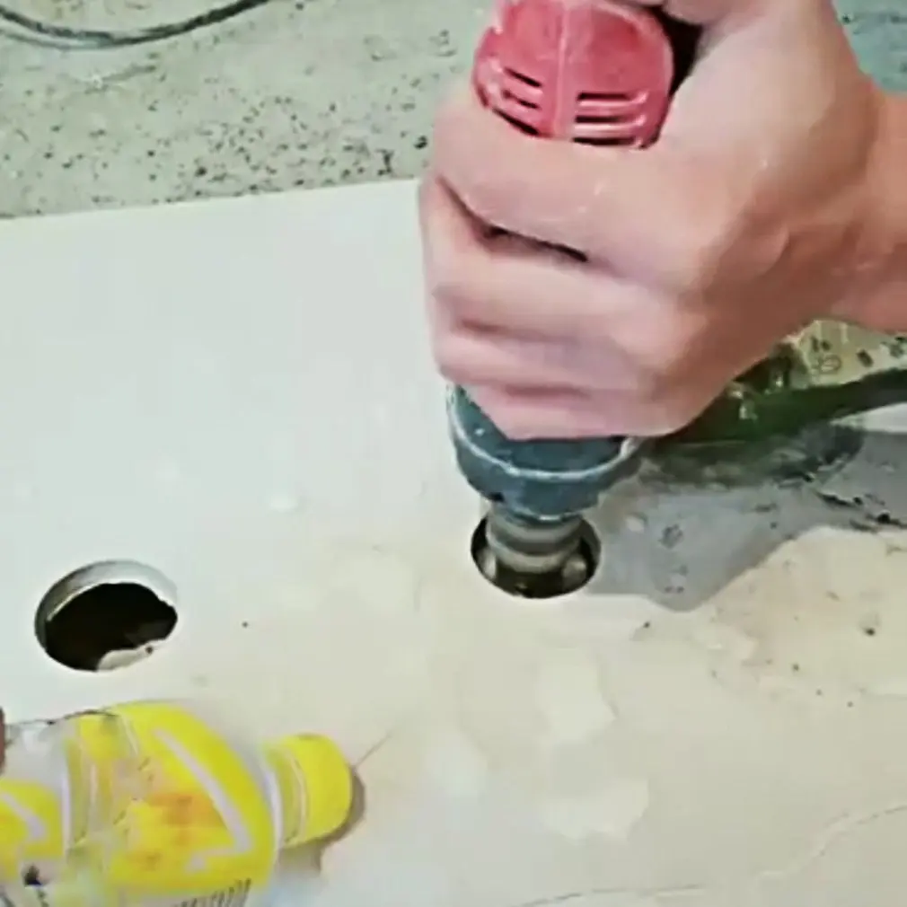 Double Head Folding Ruler Tile Hole Locator Universal Adjustable Masonry Glass Fixed Perforated Hand Tool