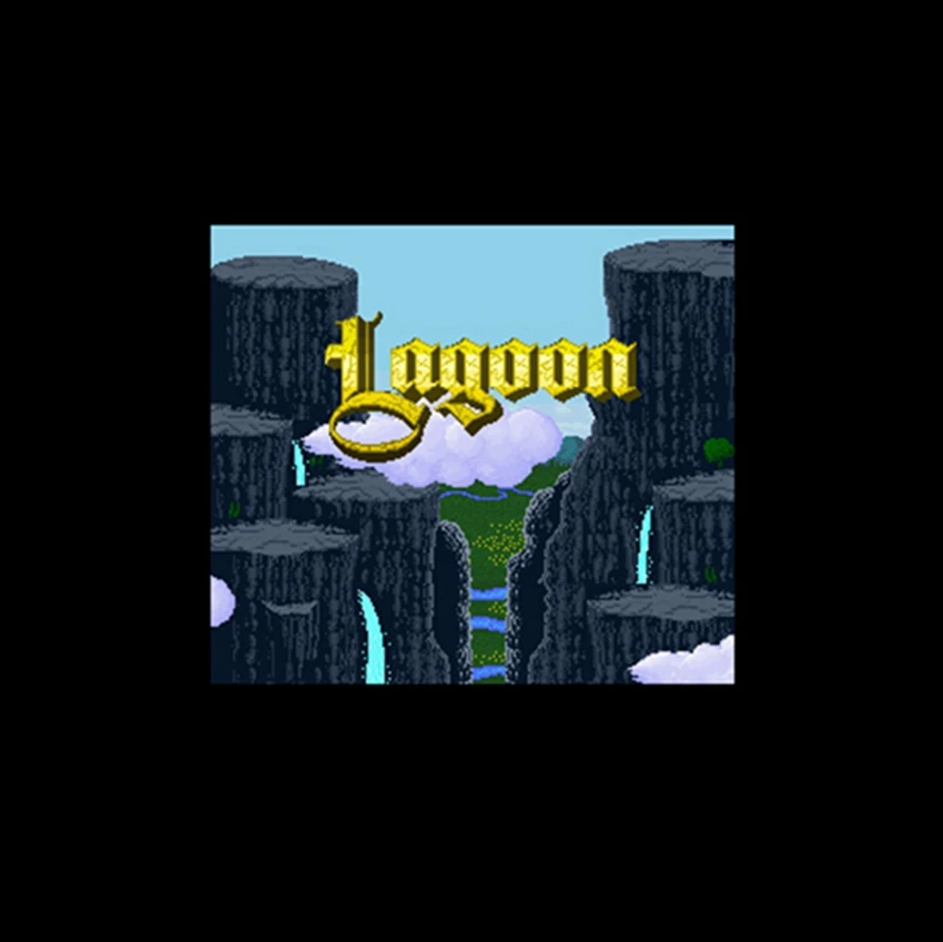 Lagoon USA версия 16 бит английская большая 46 контактов серая игровая карта для NTSC игрового игрока