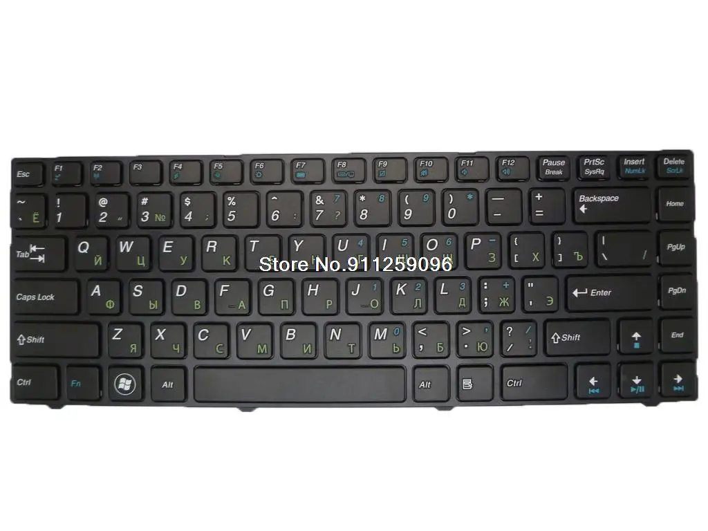 

Laptop Keyboard For MicroXperts U320-01 U320-02 U400-04 U420-01 Russia RU Black New