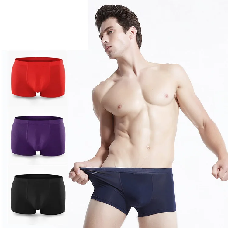 Мужские летние трусы боксеры Modell дышащие среднего возраста впитывающие