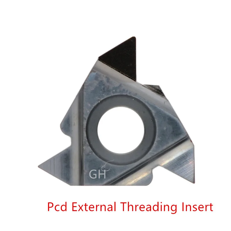 High-precision 2pcs NEW PCD 16IR AG60 PCD Diamond CNC blade insert