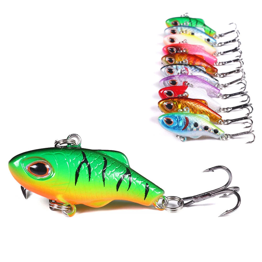 3.5cm Fishing Lure Sinking Mini Crankbait Vibration Artificial Hard Bait Winter Ice Fishing Wobbler Bass Fishing Tools Tackle