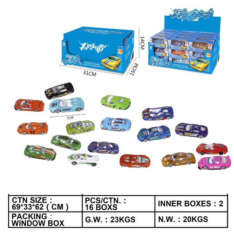 

Children'S Educational Model Toy Car Metal Car Container Toy 1: 64 Sliding Metal Car
