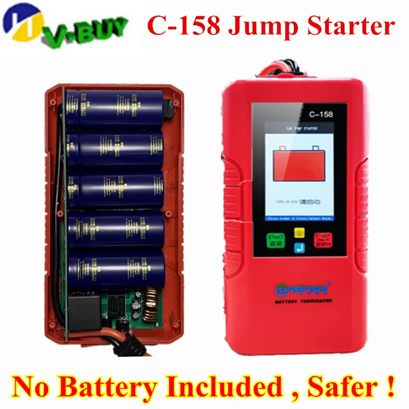 

5pcs New Arrival! Jump Starter C-158 Emergency Car starter no battery included store without worries C158 Jump Starter DHL