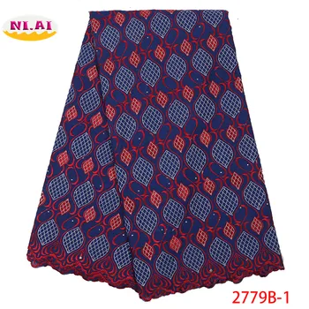 

Nigeria Lace Fabric,Swiss Cotoon Lace Fabric, Embroidery Lace For Dresses MR2779b