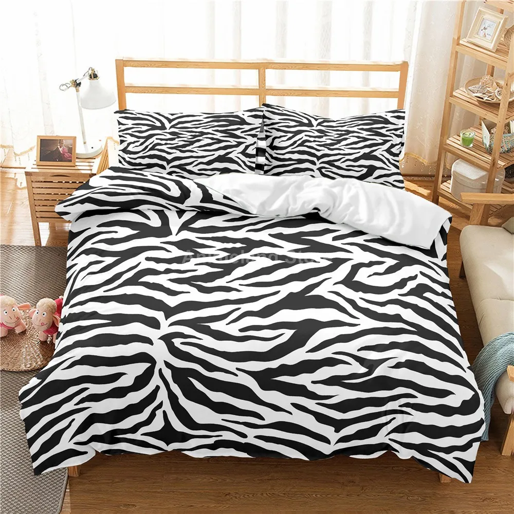 Red Zebra Print Bedding