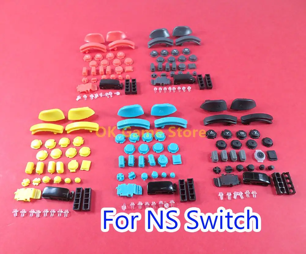 20 Set/Lotto L R Zr Zl Keys Button Per Nintendo Switch Left Righ Lr Zr Zl Abxy Button Sostituzione Per Switch Ns Game Controller