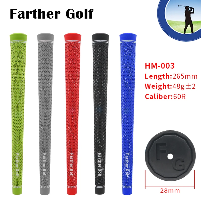 Farther Feature Carbon Yarn Cord Golf Grips Golf Club Grips Iron And