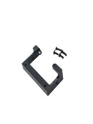 WPL Model 1/16 C14 C24 MN Model1/12 D90 D91 99S RC Car Metal Upgrade Modification Parts Fixed Bumper Bracket, Silver, Black