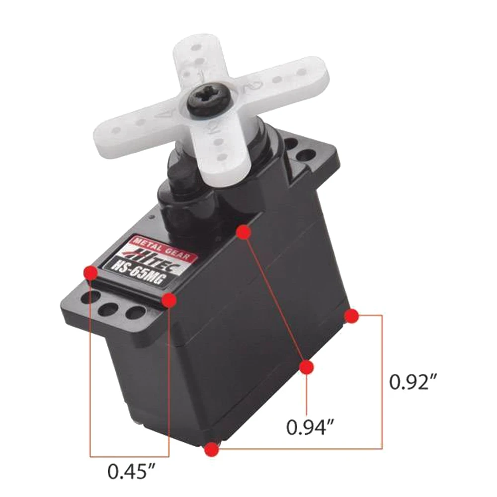 

Hot 100% Original Hitec HS-65MG HS 65mg Micro Servo Futaba JR Trex 450 V2