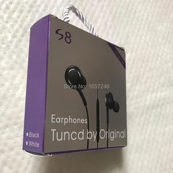

500Pcs Empty Paper Retail Package Box For Samsung Galaxy S8/S8+ 3.5mm In-Ear With Microphone Wire Headset Earphone