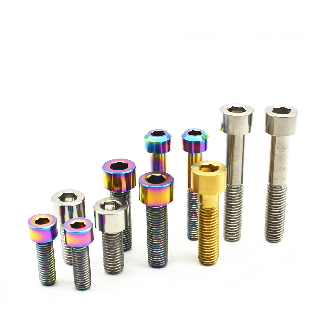 Titanium alloy screws M820253035404555607080 motorcycle screws (3)