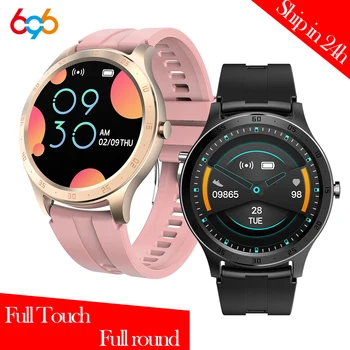 

696 S20 Women Smart Watch men Fitness Tracker Smartwatch Heart Rate Monitor Full Touch Screen Sport Pedometer Wristband