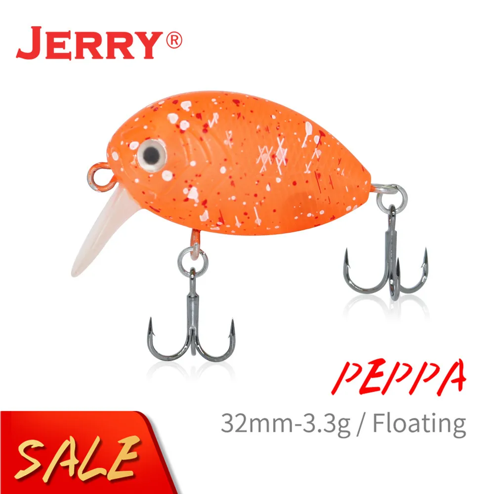 Jerry Peppa Wobbler Lure Floating Sea Fishing Lures 32mm Hard Bait Artificial Pesca Crankbait Tackle | Спорт и развлечения