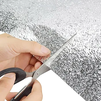 40x100cm Kitchen Oil proof Self adhesive Cabinet Dust proof Moisture proof Waterproof Wallpaper Aluminum Foil Wall Stickers