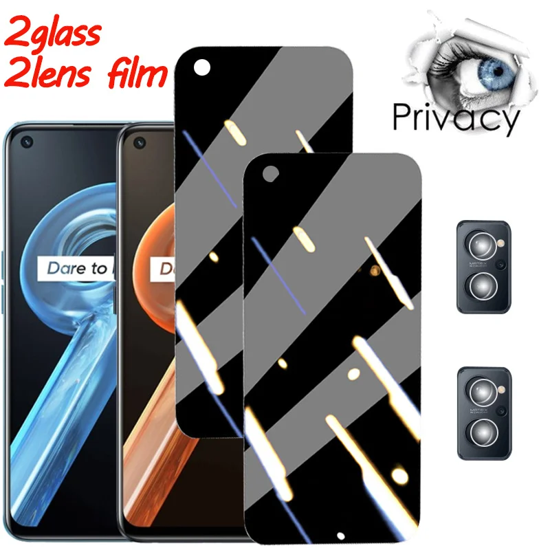 стекло realme 10, защитное стекло для realme 9i конфиденциальности стекло realme 8 5g 8 pro 8s 8i антишпионское стекло realme 9 pro plus защита экрана реалми 9i realmi 10 pro