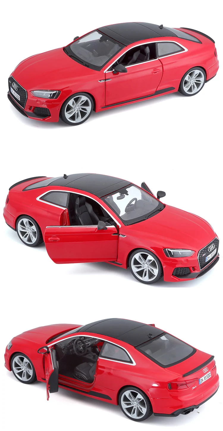 Bburago 1:24 Audi RS5 моделирование сплава Модель автомобиля ремесла Коллекция игрушек инструменты подарок