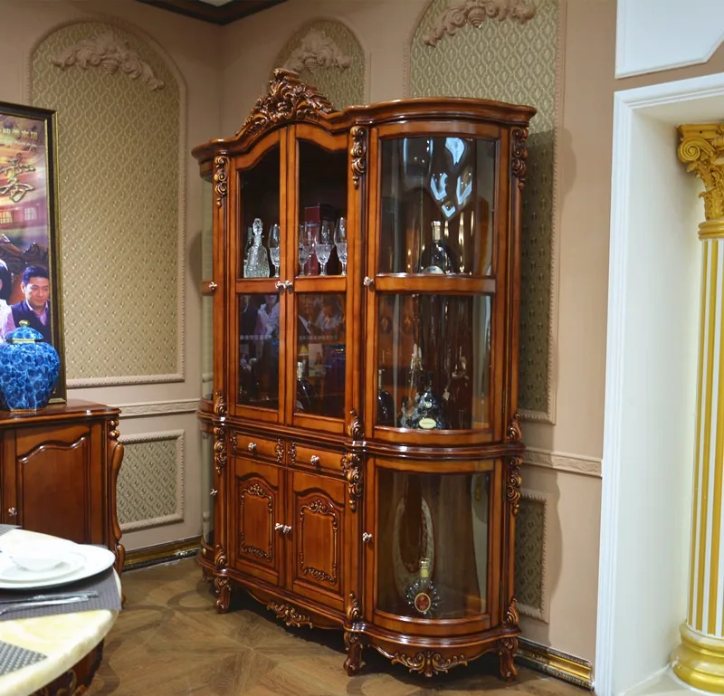 Шкаф для гостиной антикварная АРКА стеклянная дверь витрина|antique wood cabinet|cabinet solid