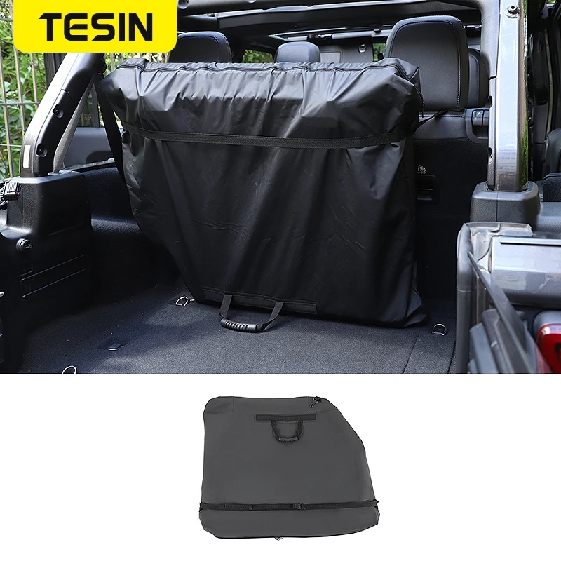 

TESIN Car Trunk Luggage Travel Storage Bag Top Panels Storage Bag With Handle for Jeep Wrangler JL JT JK 2007-2020 Accessories