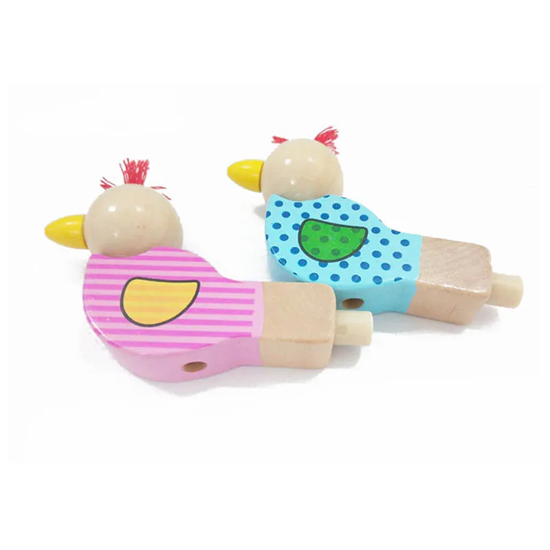 Creative Baby Rainbow Panpipe Wooden Flute Bird Whistle Music Xmas Gift Toy DIY 