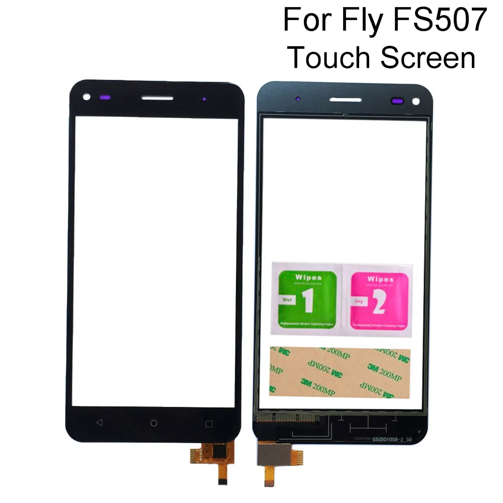 5 0 ''мобильный сенсорный экран для Fly Cirrus 4 FS 507 FS507 Стекло Переднее стекло