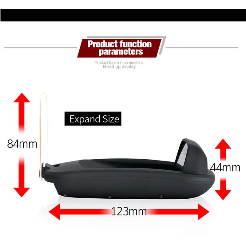OHANEE   ÷ C600 OBD2 Ʈ ÷ ӵ µ ڵ  ӵ  HUD on the windshield