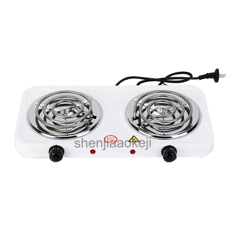 Double Head Non Radiative Electric Furnace Kitchen Hotplates Cooker Heating Stove Iron Burner Coffee Heater 1pc