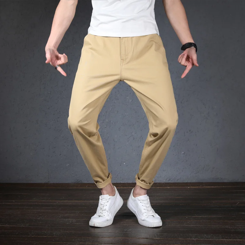 New Pants Man 28-48 High-Elastic Large Size Full Length Harem Trousers Loose Comfortable Classic Smart Casual Daily Clothes New Pants Man 28-48 High-Elastic Large Size Full Length Harem Trousers Loose Comfortable Classic Smart Casual Daily Clothes