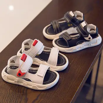 

2020 Summer Kids Shoes Brand Open Toe Toddler Boys Beach Sandals Orthopedic Sport Leather Baby Girls Sandals Leisure Kids Shoes