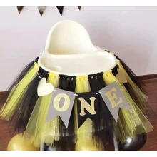 Радужная юбка для стола, украшения для детского душа, розовая юбка-пачка, Тюлевое платье, красивые вечерние накидки на стулья для маленьких мальчиков и девочек на день рождения