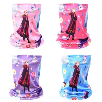 

Anna Elsa Outdoor Sunscreen scarf Headscarf Men Women's Turban Magic Scarf Bike Cycling Balaclava Neck Warm Bandanas Face hat