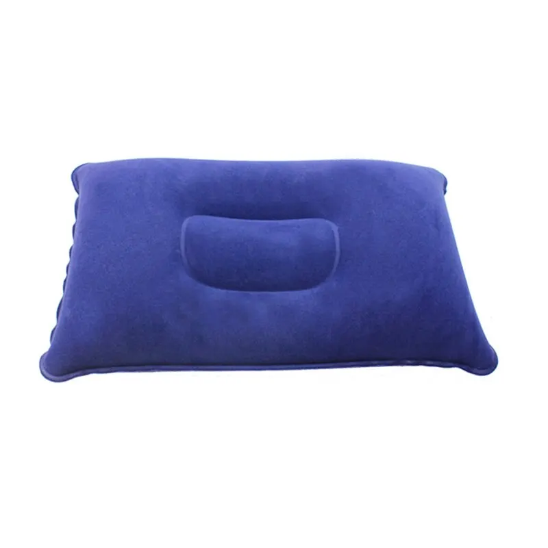 Надувные u-образные подушки для путешествий, медленный отскок, портативная складная подушка для шеи, для путешествий, с эффектом памяти, для поезда, самолета, для улицы - Цвет: 34x23cm blue