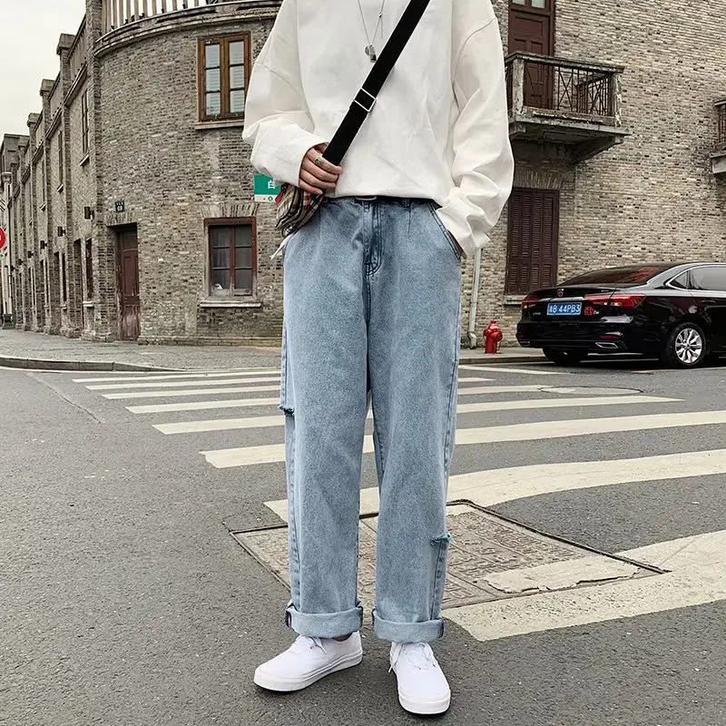 Vintage Comme Ca Ism Japanese Brand Mens Straight Cut Relaxed Casual Style Outfit denim streetwear Mens Jeans trouser pants Black W32x42