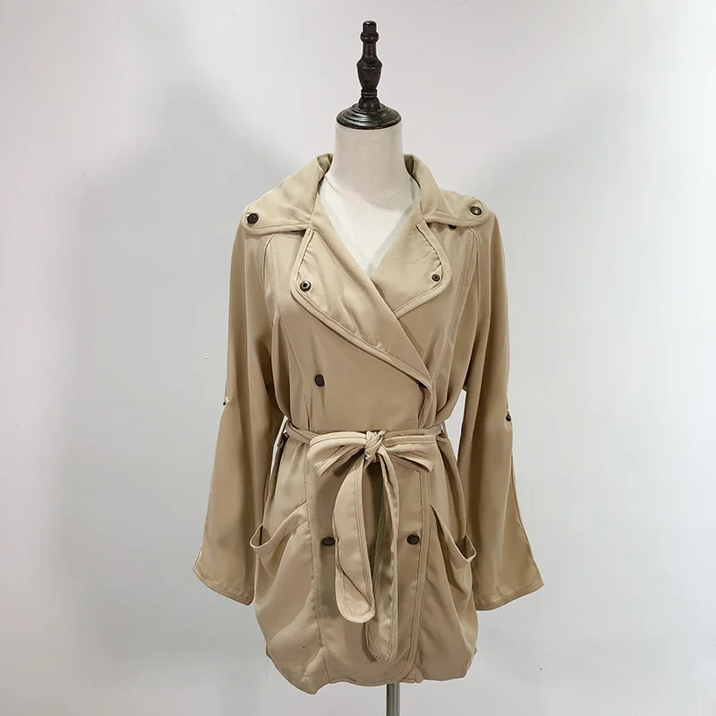 TVVOVVIN осеннее Новое корейское стильное пальто для женщин, хлопковое повседневное модное двубортное Женское пальто B029