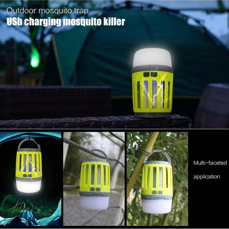 Creative Mosquito Lamp USB Pest Bug LED Delicate Flying Insects Zapper Fashion Mosquito Light Insect Trap Voiceless