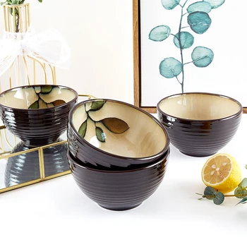 

Yuquan Smart Bowls of Rice a Single Home Ceramic Tableware Big Bowl of Soup Dish Plate yu pan Plate Dish rice bowl bowl Other