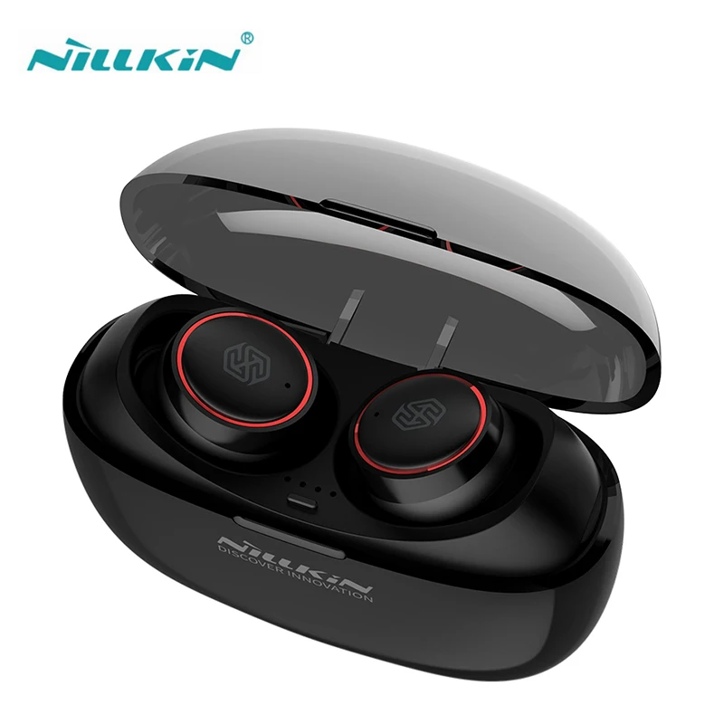 NILLKIN наушники-вкладыши TWS Bluetooth наушники Blutooth 5 0 с зарядный чехол микрофон громкой