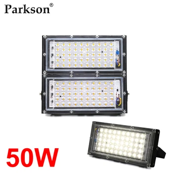 

50W Led Flood Light AC 220V 240V Reflector Led Floodlight Outdoor Spotlight Waterproof IP65 Garden Square Lighting Street Lamp