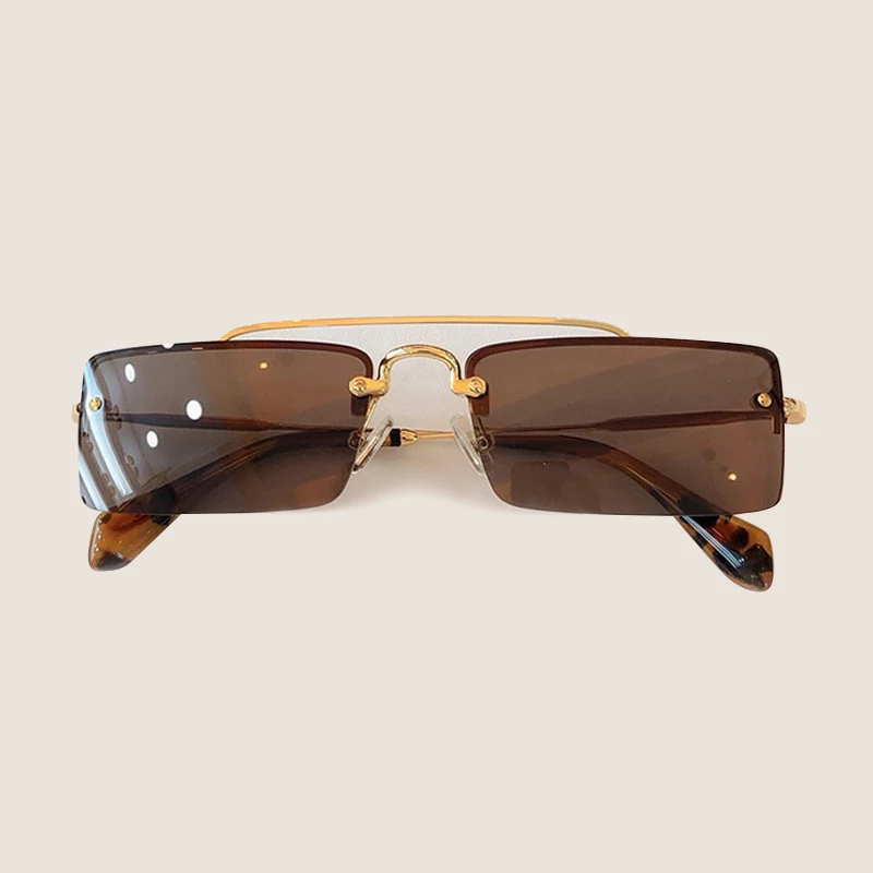 No.4 sunglasses Маленькие прямоугольные солнцезащитные очки для женщин, фирменный дизайн, Ретро стиль, Узкая оправа, блестящие линзы, солнцезащитные очки - Цвет линз: No.4 sunglasses