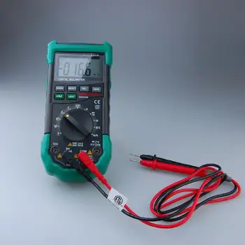 

Professional Digital Multimeter Meter Sound Light Resettable Fuse Capacitance Frequency Measurement LCD with Backlight