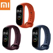 Китайский версия Xiaomi Mi Band 4 монитор здоровья 5ATM 0,95 дюймов TPU будильник таймер отсчет умный Браслет