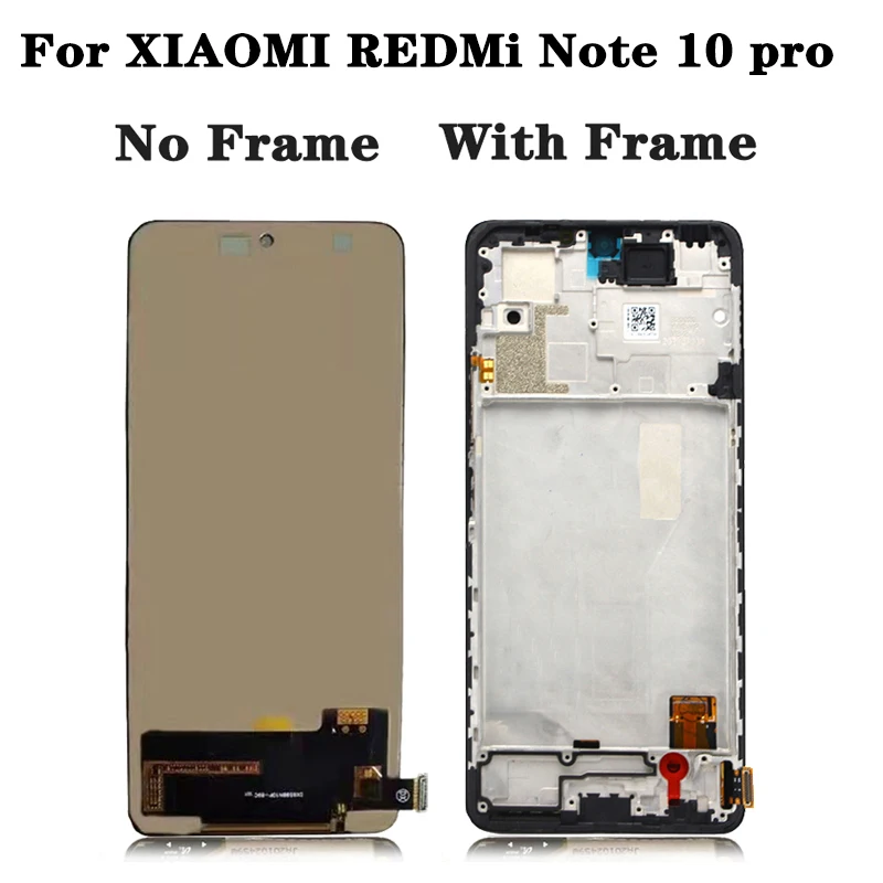 New For Redmi Note10 Note 10s LCD With Touch Screen M2101K7AI, M2101K7AG Display For Xiaomi Redmi Note 10 Pro LCD m2101K6G