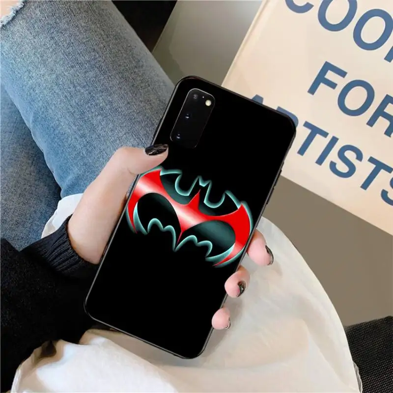 HPCHCJHM хит Бэтмен комиксы логотип чехол для телефона Samsung S20 plus Ultra S6 S7 edge S8 S9 S10