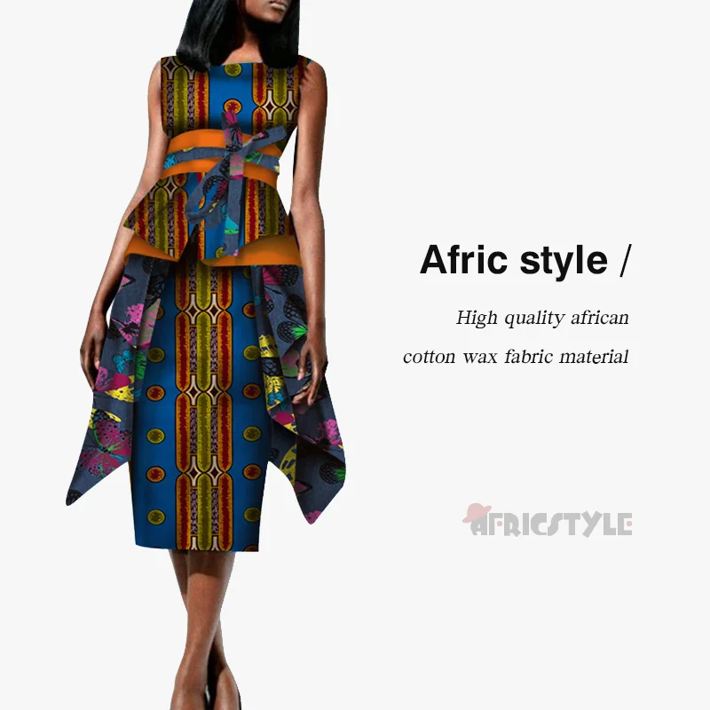 Модное эластичное платье африканские платья для женщин Bazin Riche одежда Vestidos Dashiki вечерние платья для отдыха WY5349